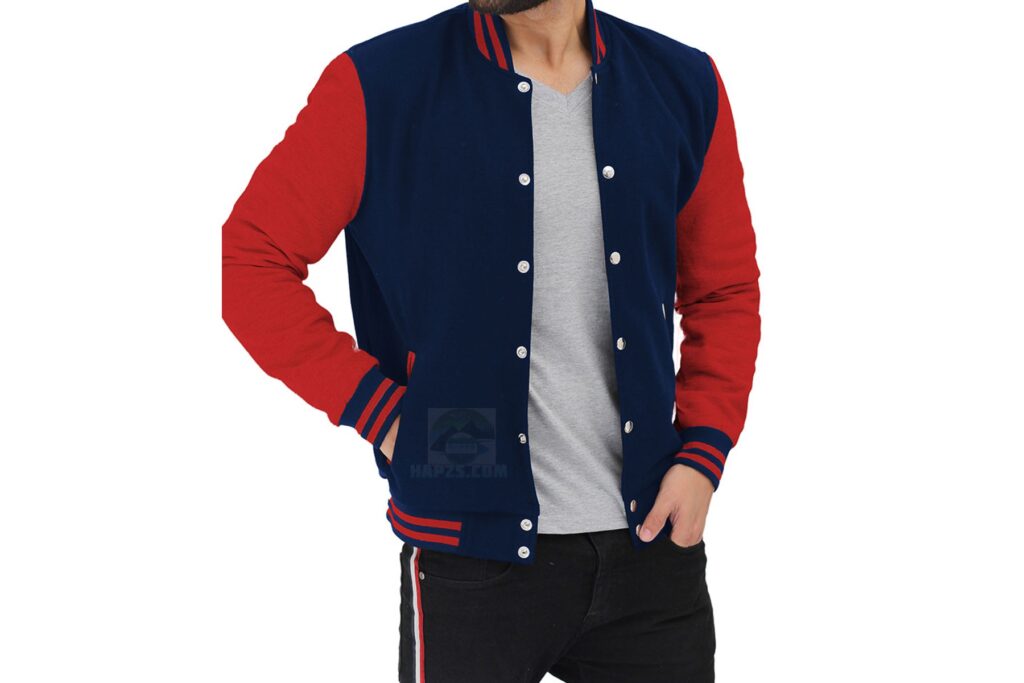 Red & Blue Baseball Jacket