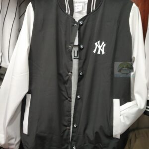 Varsity Jacket or Letterman Jacket (Sythetic Light) Black