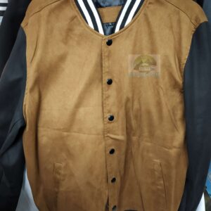 Varsity Jacket or Letterman Jacket – Suede – Golden