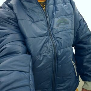 Puffer Quilted Jacket – Dark Blue – Basic