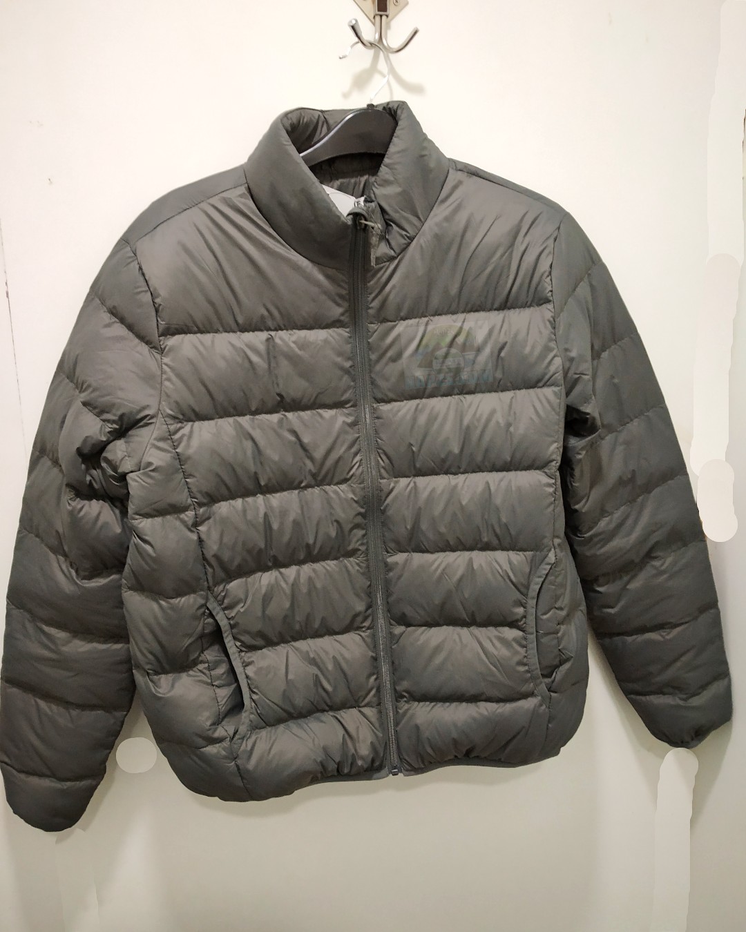 Ultra Light UP Puffer Quilted Jacket -Grey - HaPZs