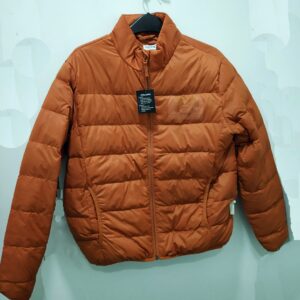 Ultra Light UP Puffer Quilted Jacket – Orange Gold