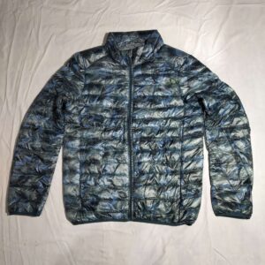 Ultra Light Down Puffer Quilted Jacket – Army Blue