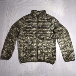 Ultra Light Down Puffer Quilted Jacket – Army Green